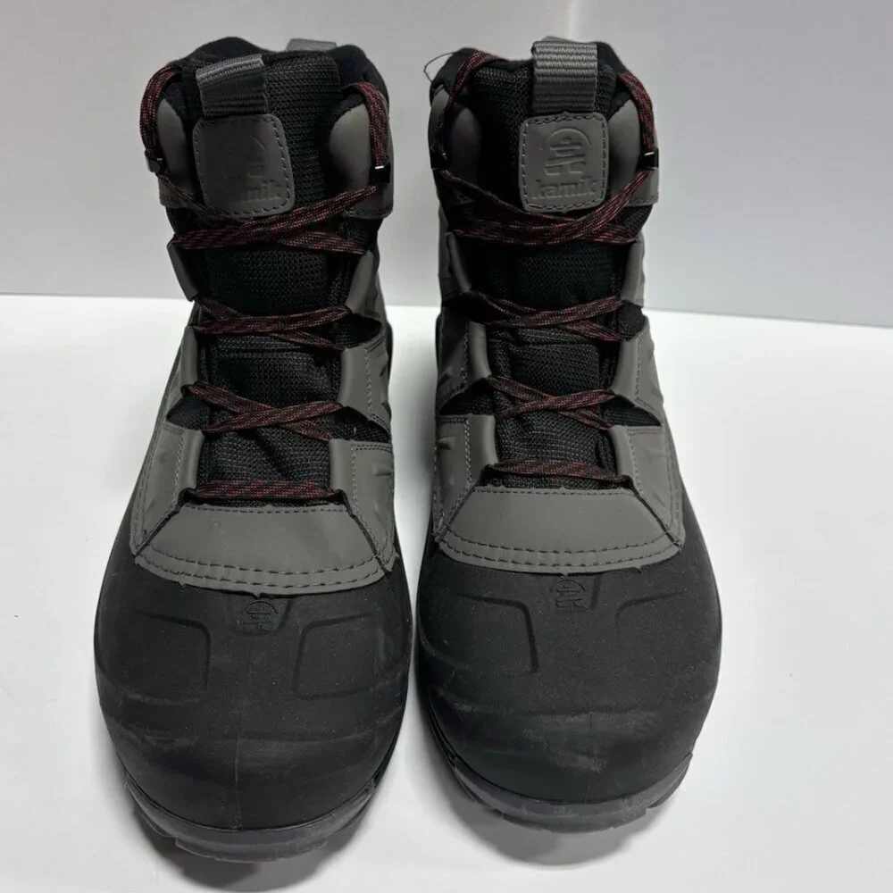 Kamik Men’s Iceland Lo Gray Winter Boots, Size 13 M